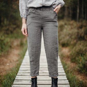 La Petite Alice HW Linen Pants